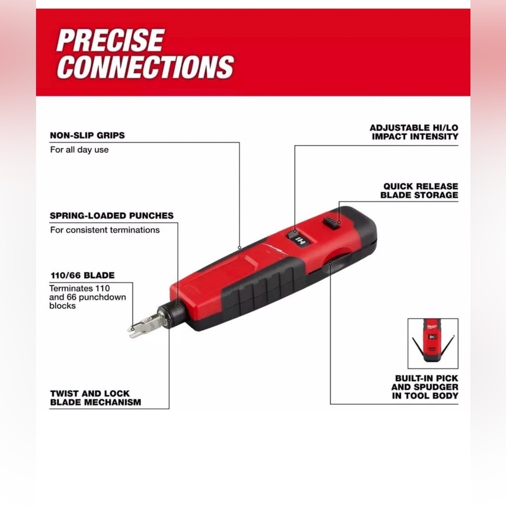 Milwaukee Impact Punchdown Tool